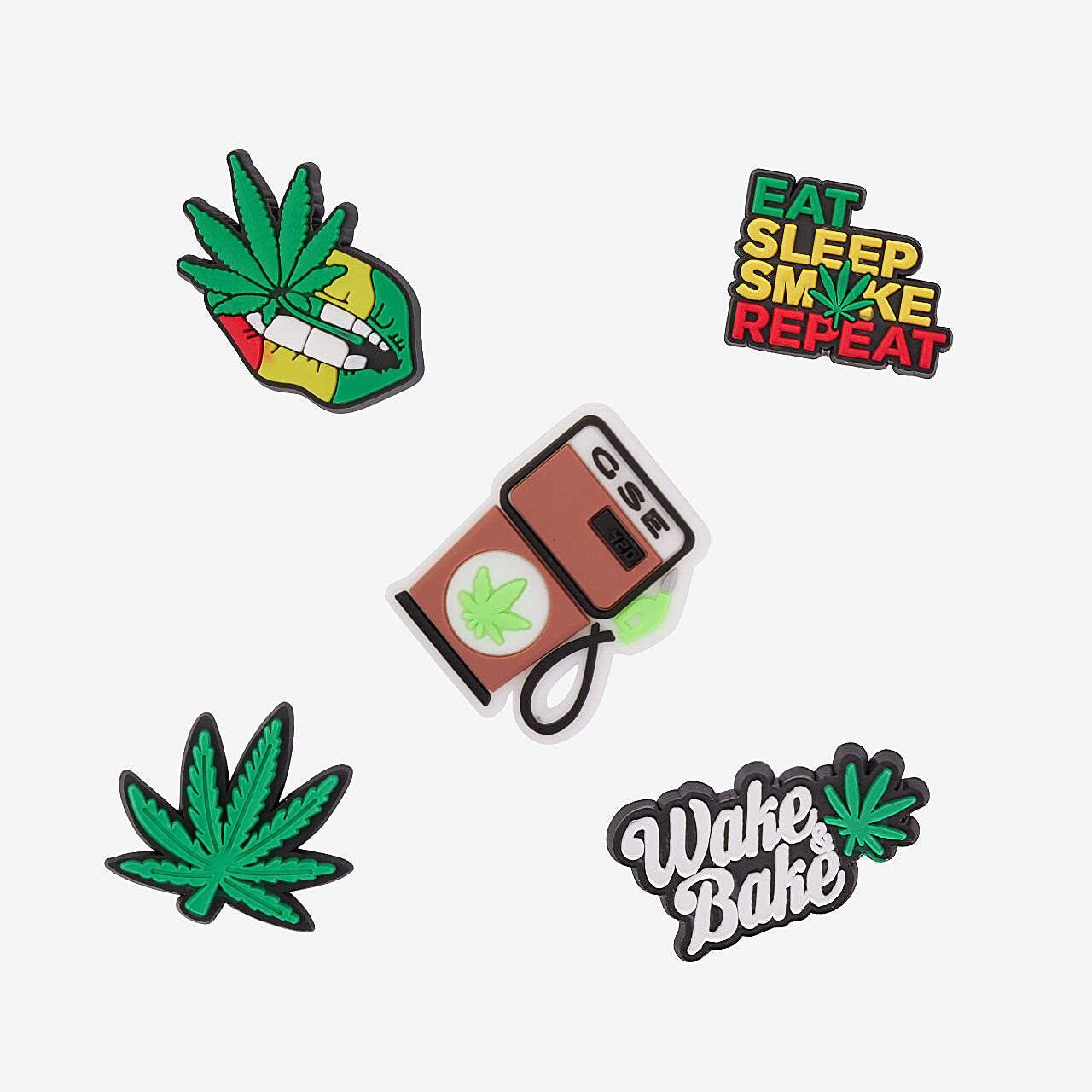 Amuletz COQUI AMULET Rasta 5 stuks mix