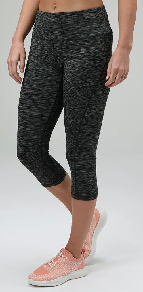 Dames 3/4 Leggings - Loaf Maffia Grijs, L - Zacht en flexibel