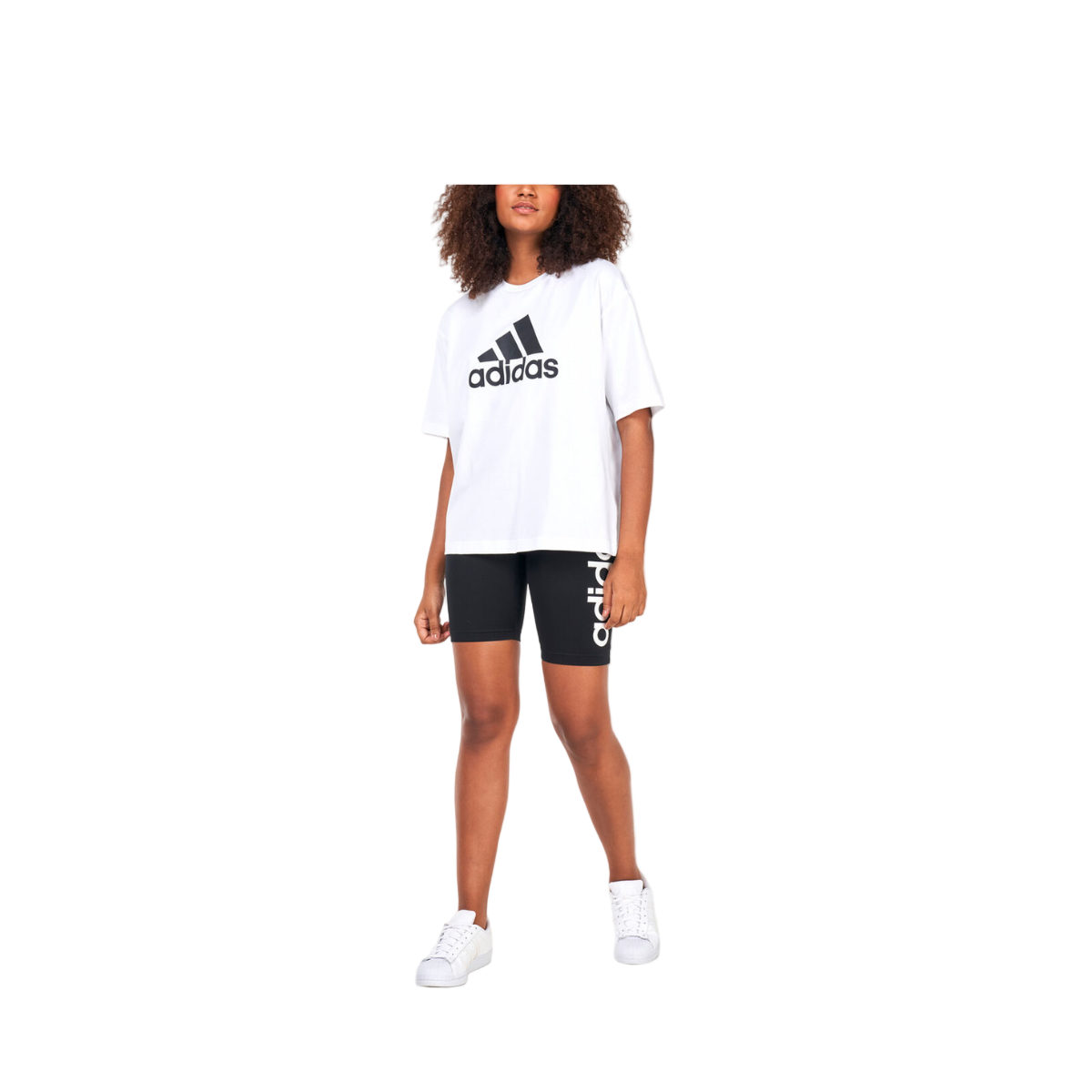 T-shirt da ragazzo con logo grande Adidas Essentials