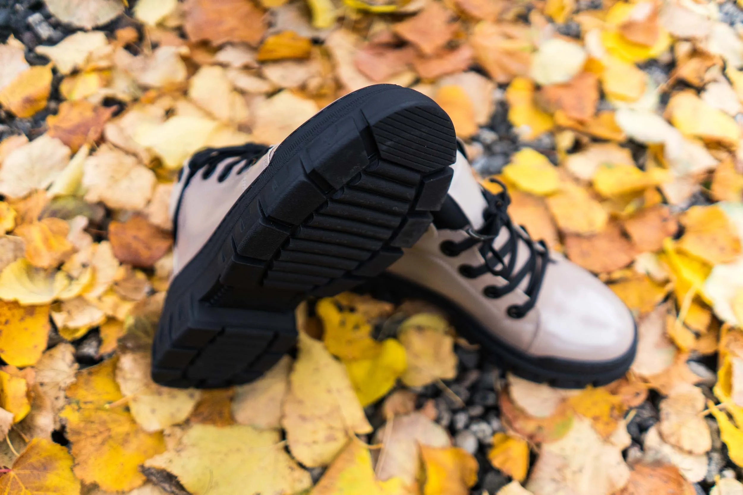 Damer læder sneakers nell 157 beige størrelse 40