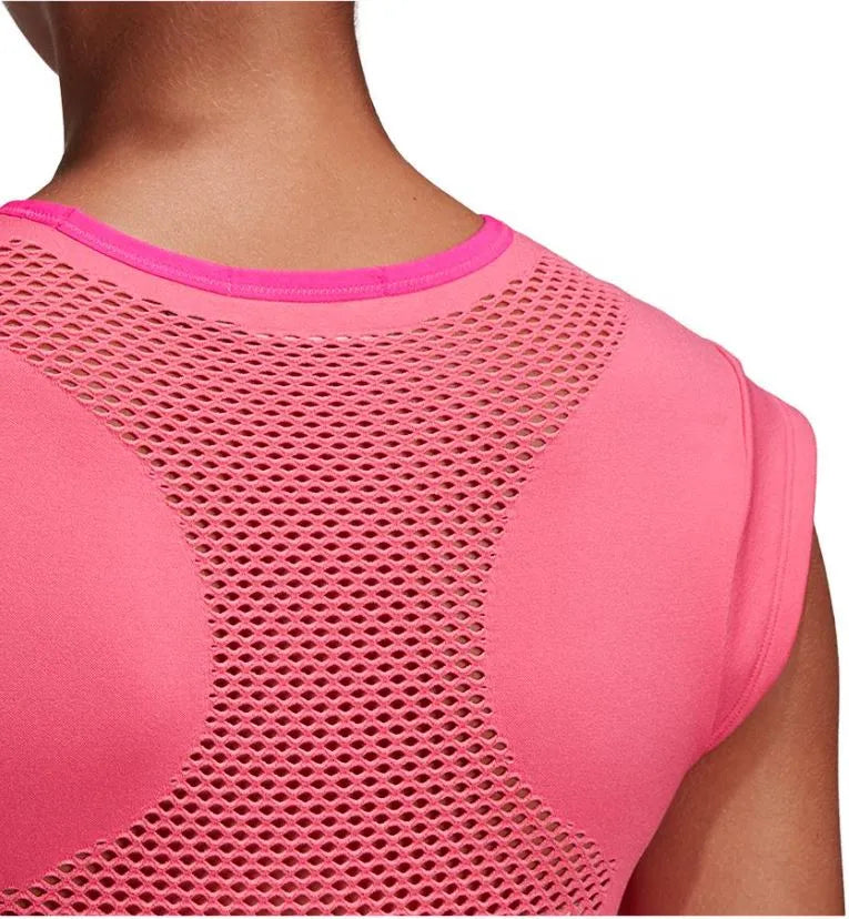 Adidas Stella McCartney Tennis T -Shirt Ladies - traspirante e luce