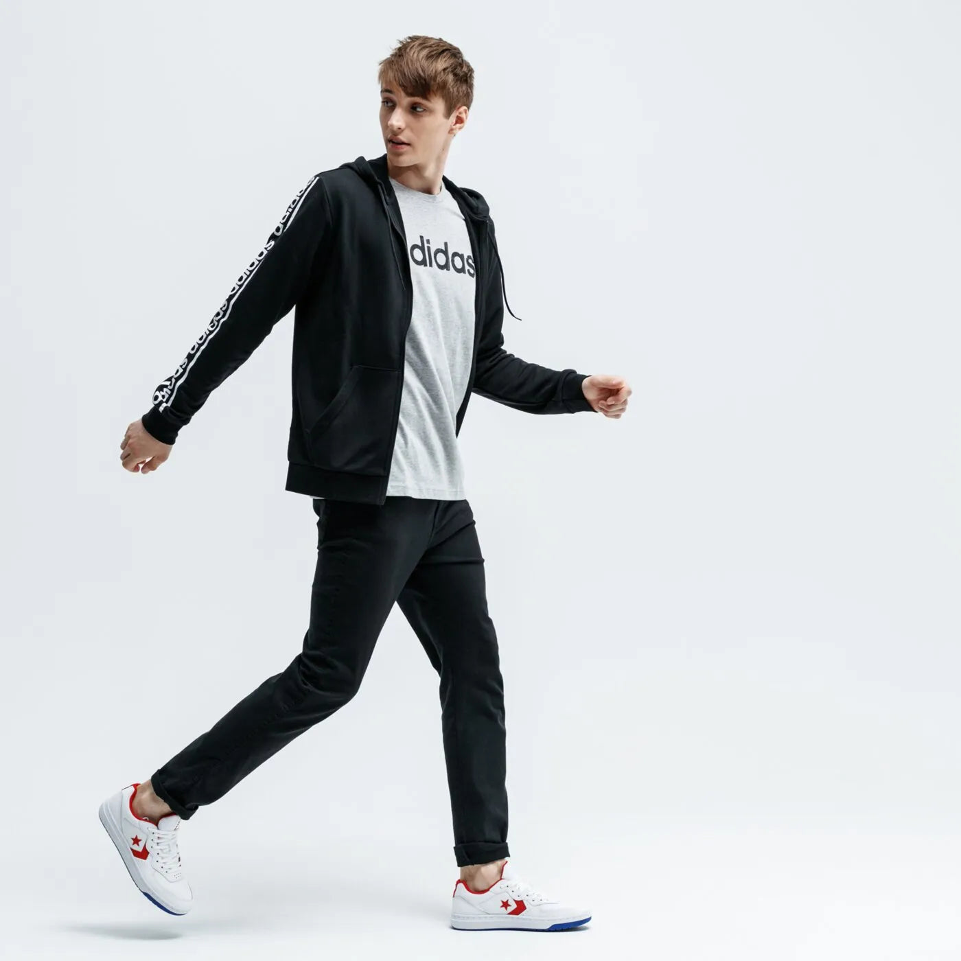 Heren sweatshirt adidas mannen 90s zwart, s