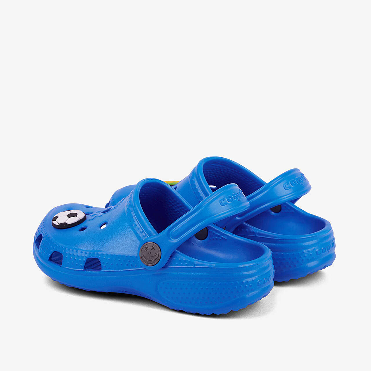 Børnetræsko COQUI BIG FROG Sea Blue + Amulet 28/29