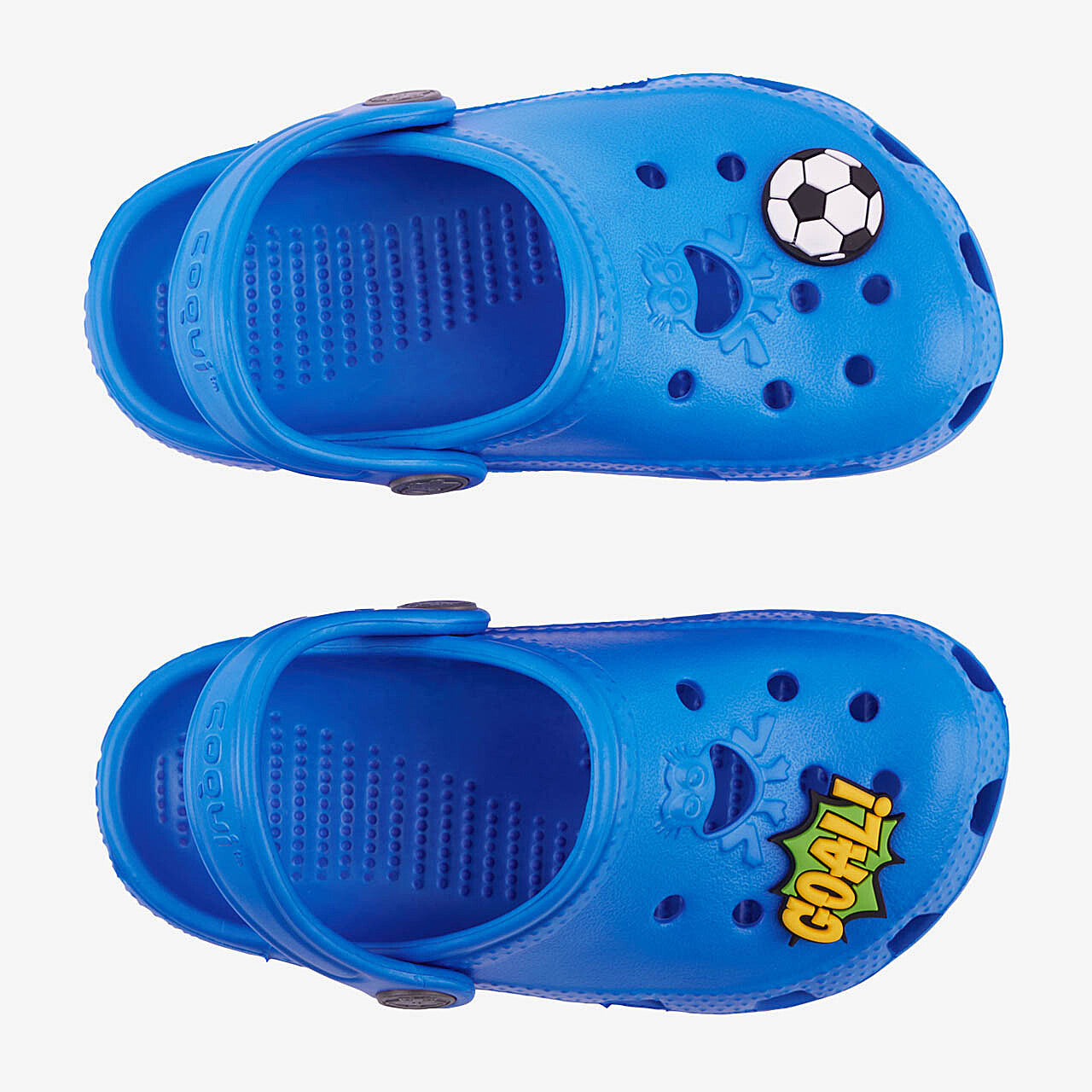 Børnetræsko COQUI BIG FROG Sea Blue + Amulet 28/29