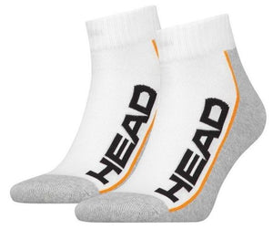 Head Quarter Socks 2-Pack White-Grey35-38,