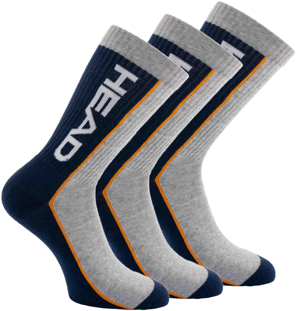 Head Stripe Socks 3-Pack 35-38