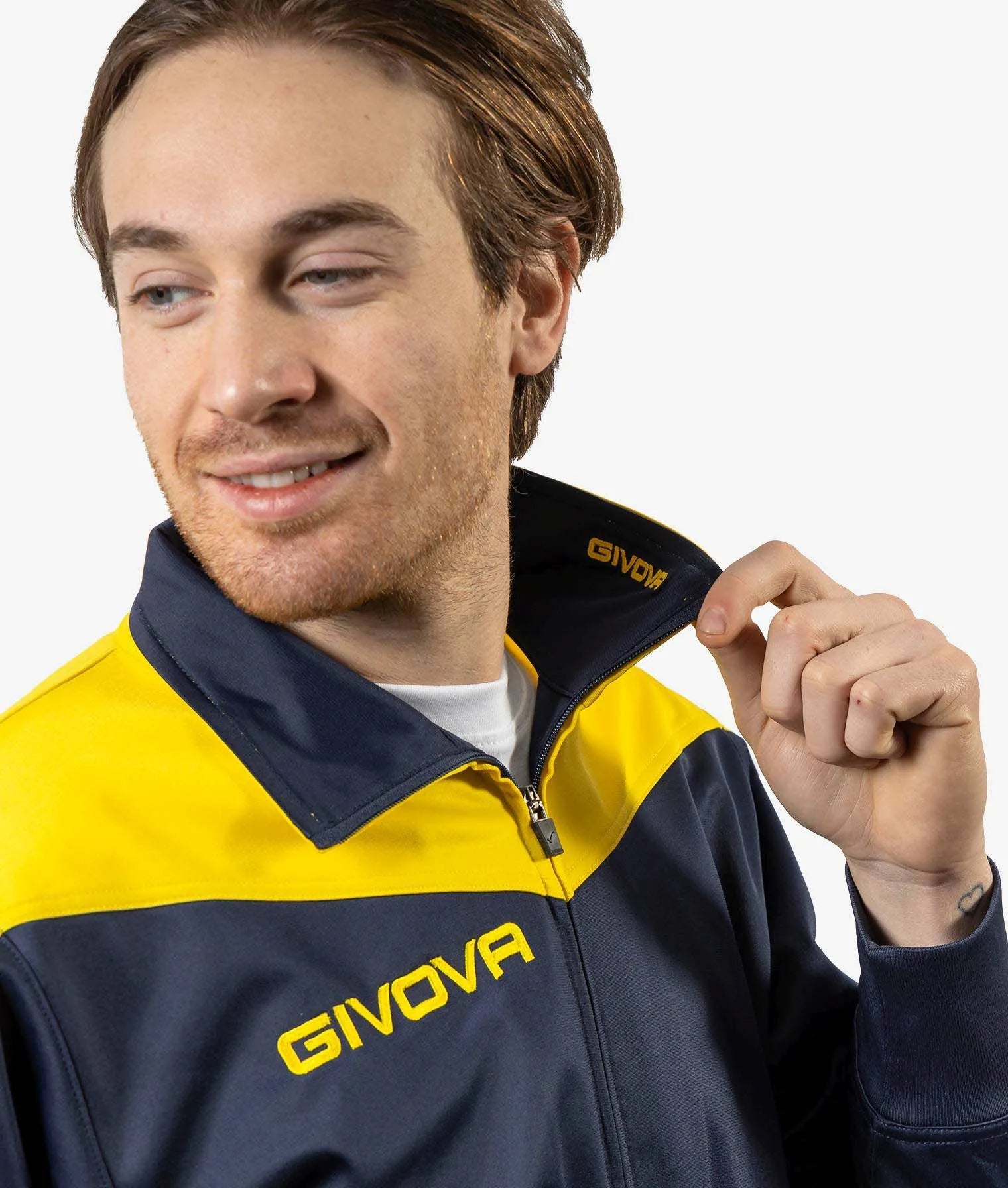 Sports Set Givova Roma Blue-Yellow 4xl