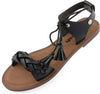 Women's Sandals Refresh Low Sandal In Eco-Leather Black 40