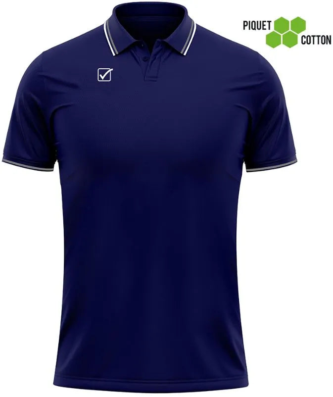 Polo-Shirt Givova Navy Blue-White XL