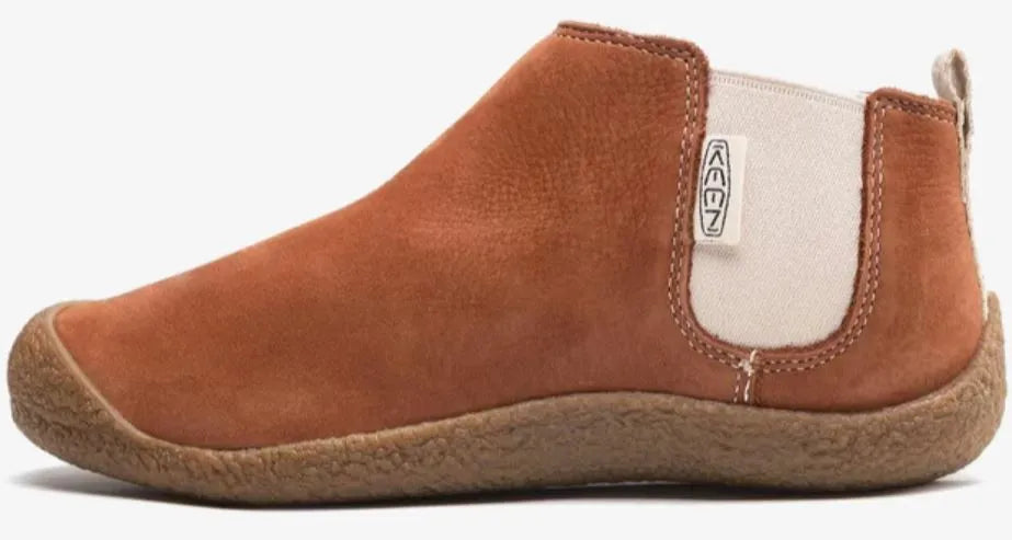 Dámská kožená bota Keen Dámská mosey Chelsea Leather Tortoise Shell-Birch