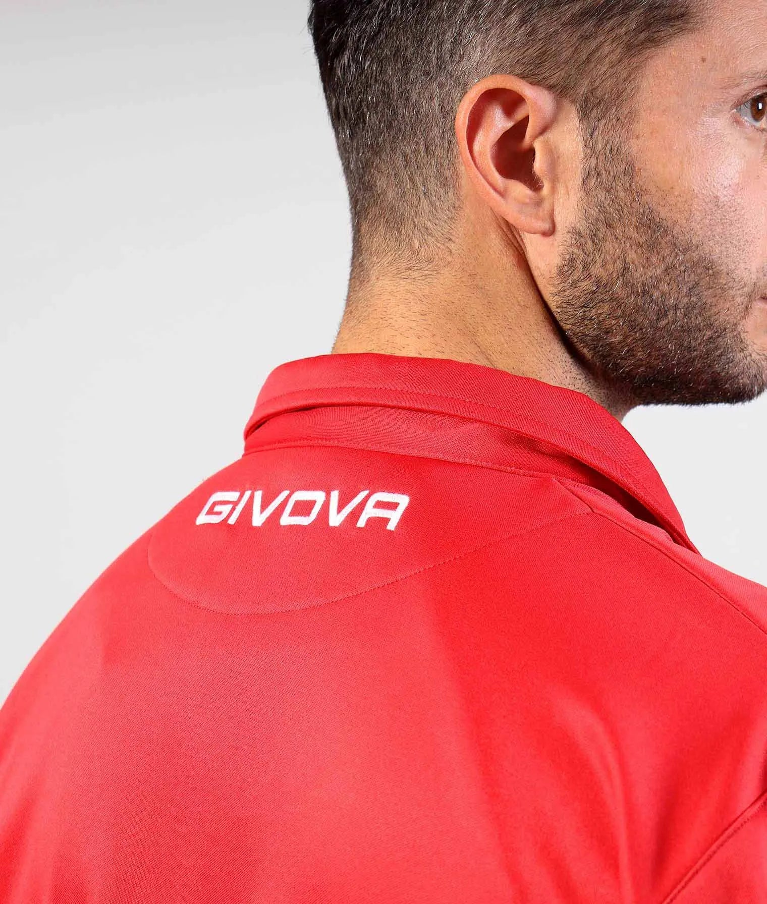 Sportsweatshirt Givova Polarfleece Mono 500 Red XL