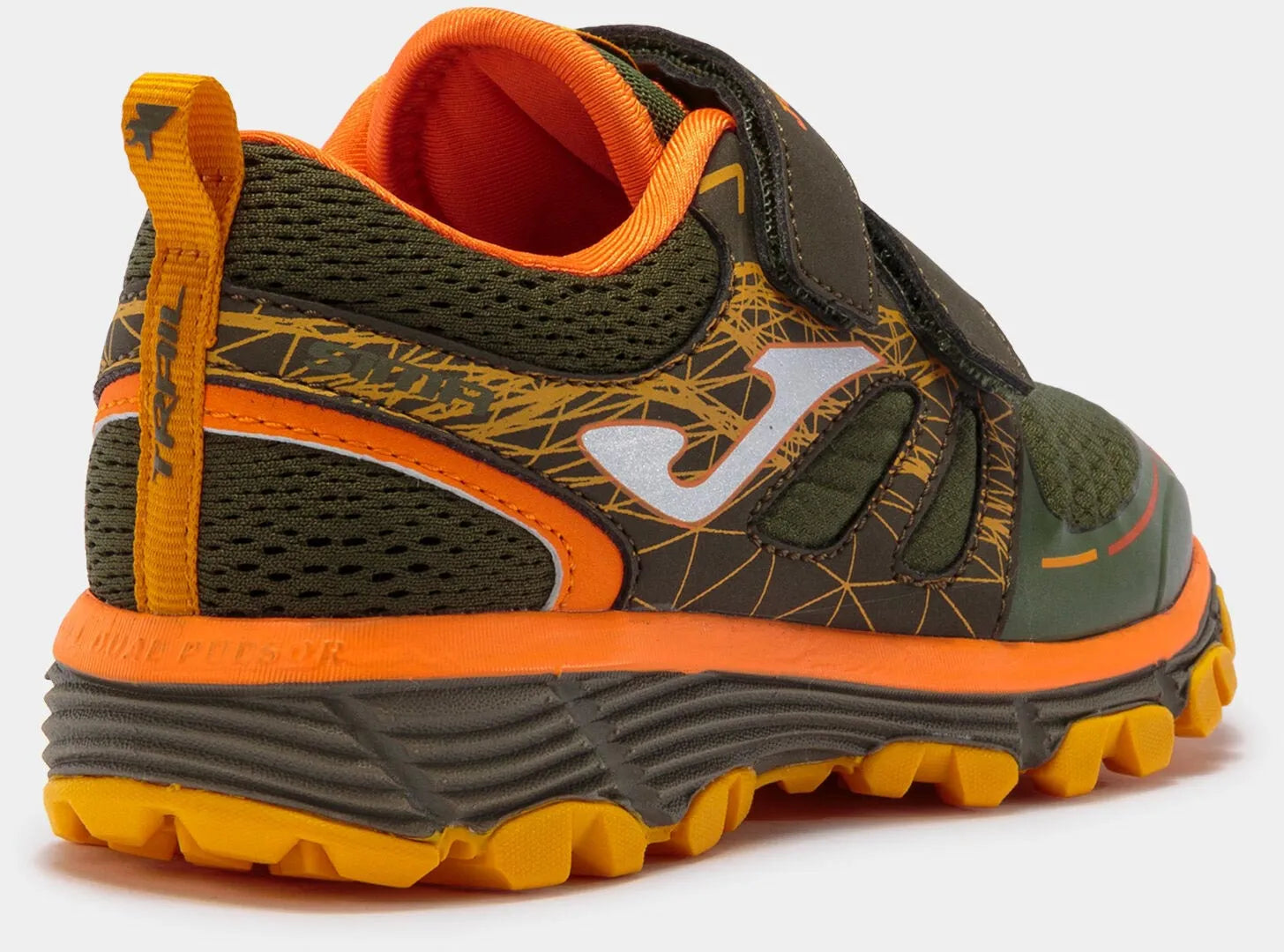 Bróga Conair Leanaí Joma Sima Jr 2223 - Khaki/Oranje, Méid 30