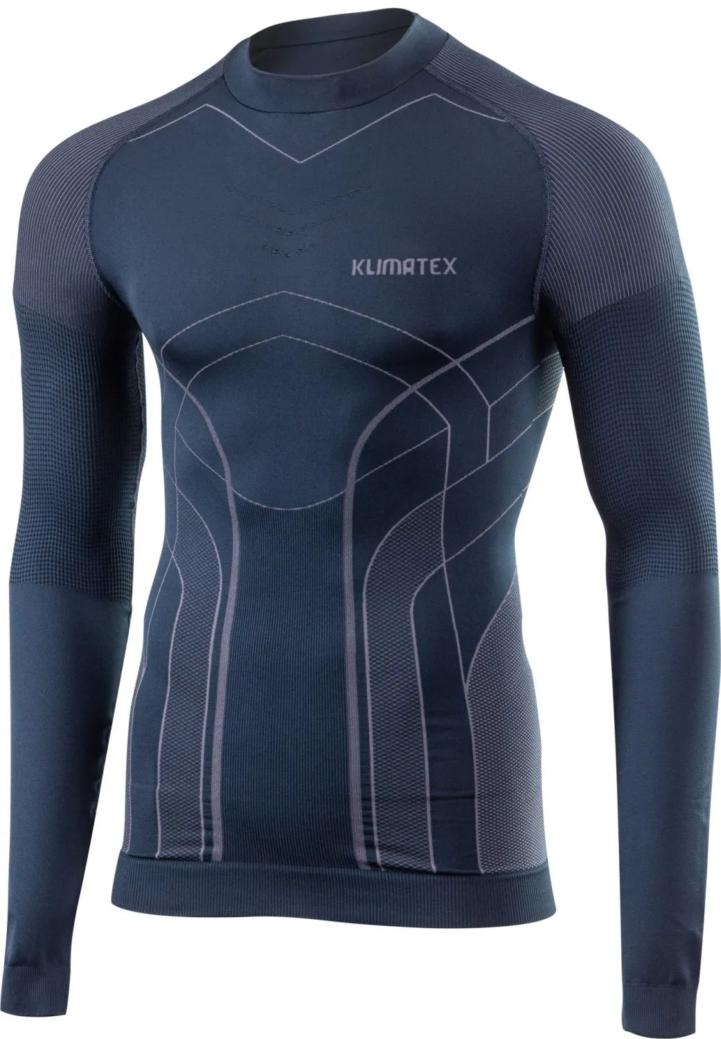 Nahtloses Thermohemd Männer Climatex Boreto dunkelblau XL-2xl