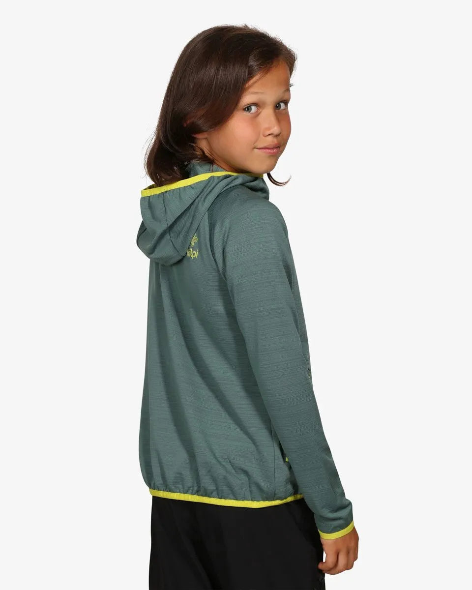 Kilpi Memphis-JB Green Boys Lightweight Hoodie 152