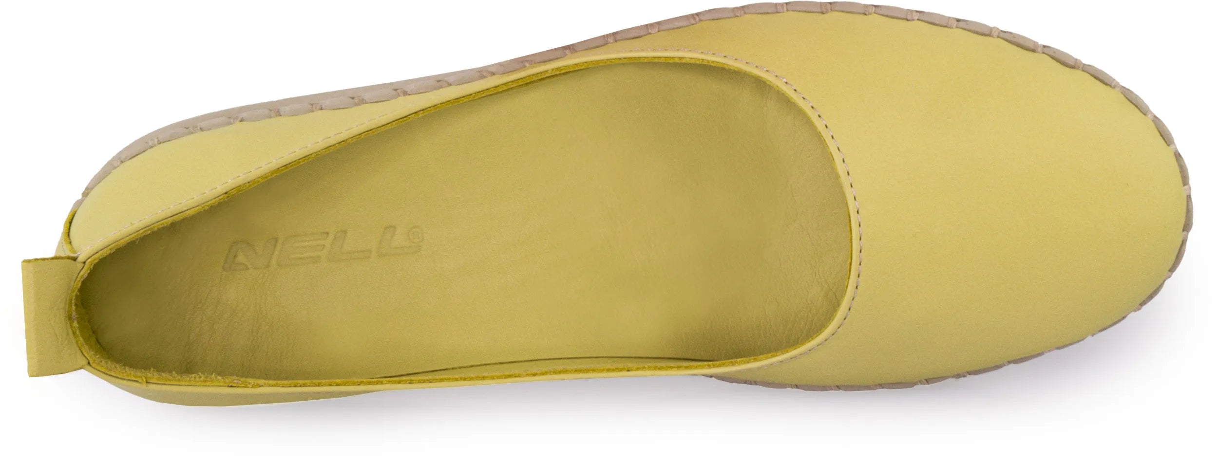 Women's leather ballerinas nell sunny lime green 38