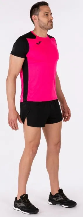 Joma Record II Maglietta maschile fluor rosa-zwart m