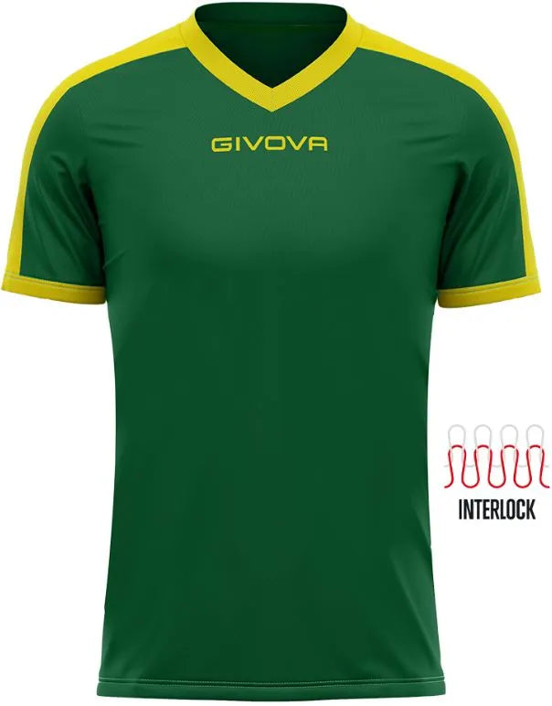 Sport T-Shirt Givova Revolution Green-gelb s