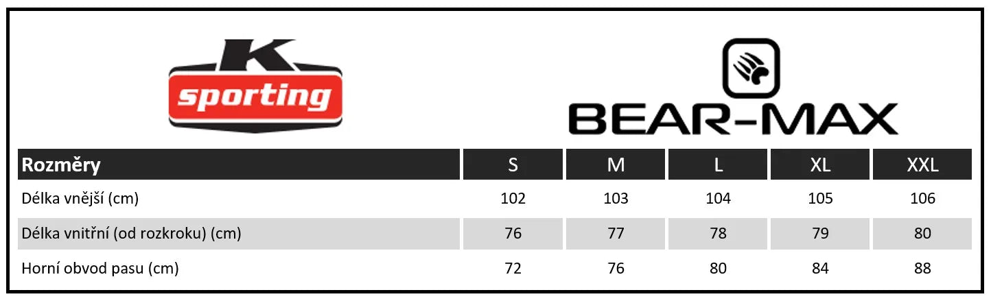 Panelli della tuta da uomo Penisola orso-max, s