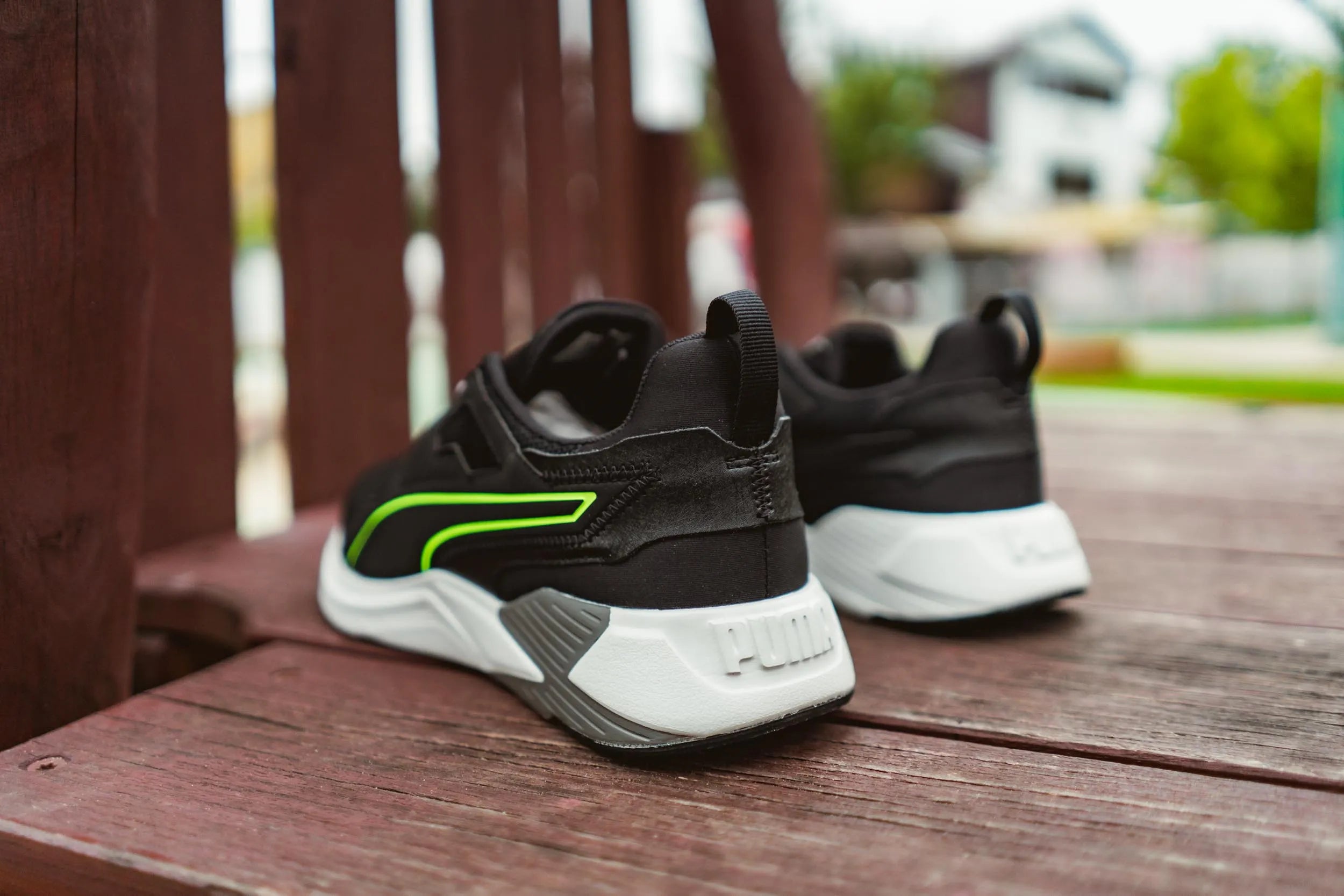 Puma XT Sneakers Men Black/Green/Grey Size 40.5