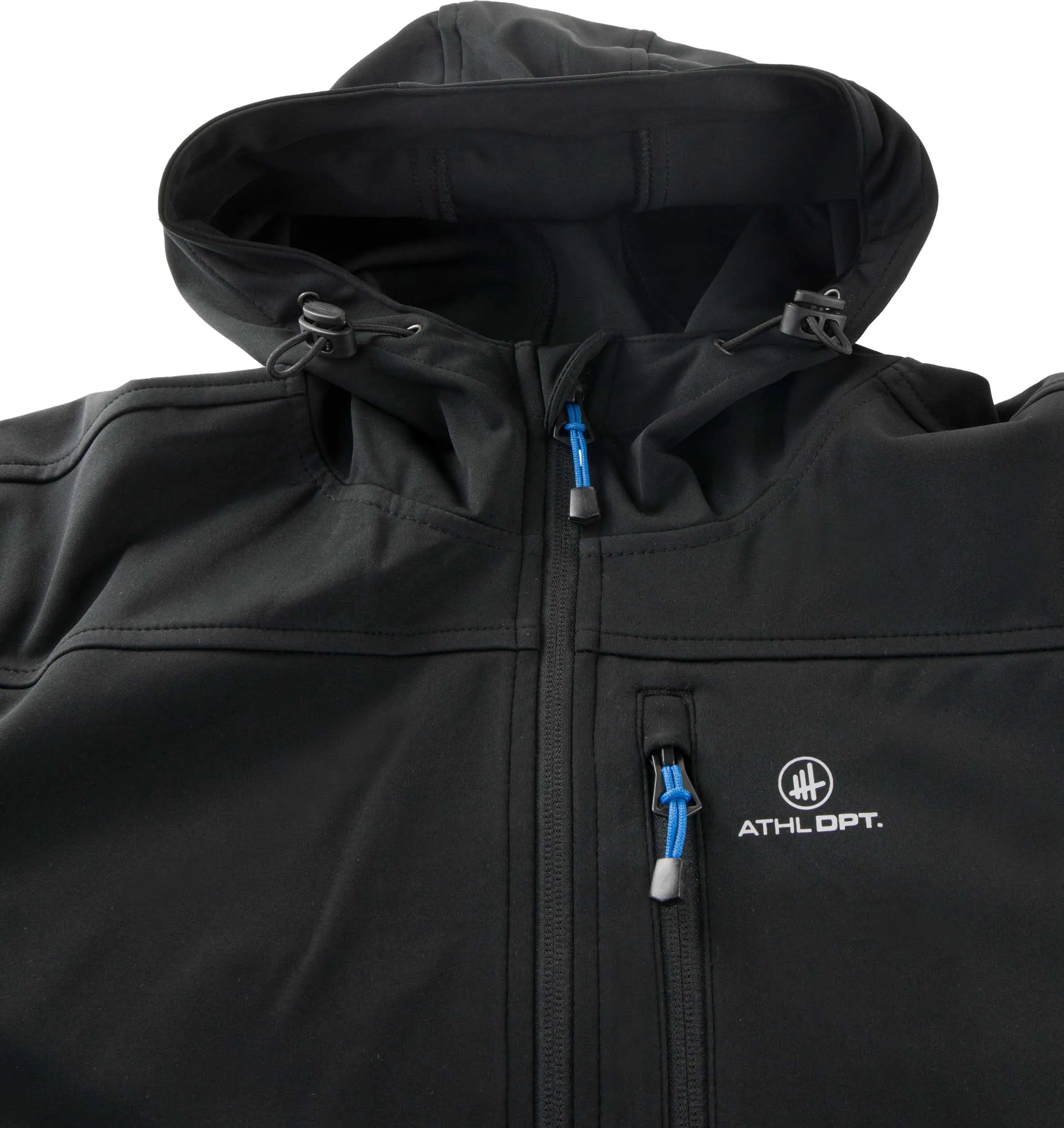 Férfi softshell dzseki athl. DPT Agar Black - szélálló és lélegző