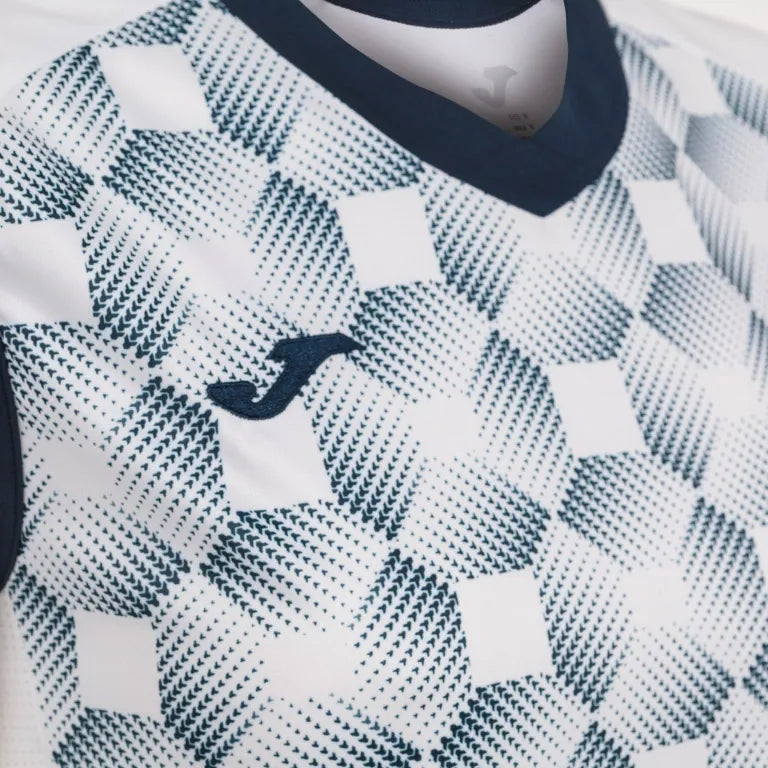 Dámske tričko Joma Supernova III bez rukávov bez rukávov biela biela/modrá xl