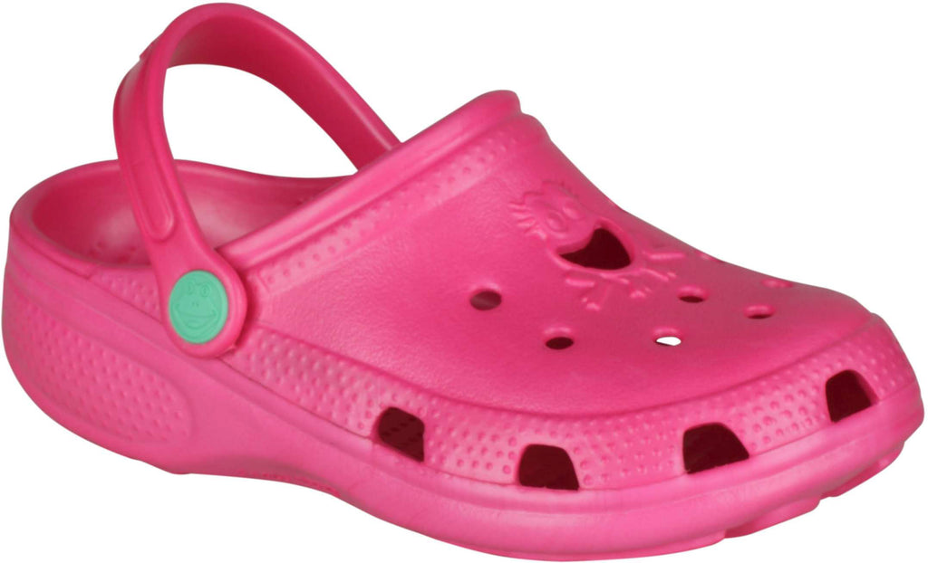 Children's Slippers Coqui Big Frog Lt. Fuchsia 36-37