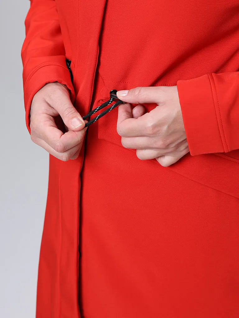 Dámský softshell kabát loap lunara červená, s