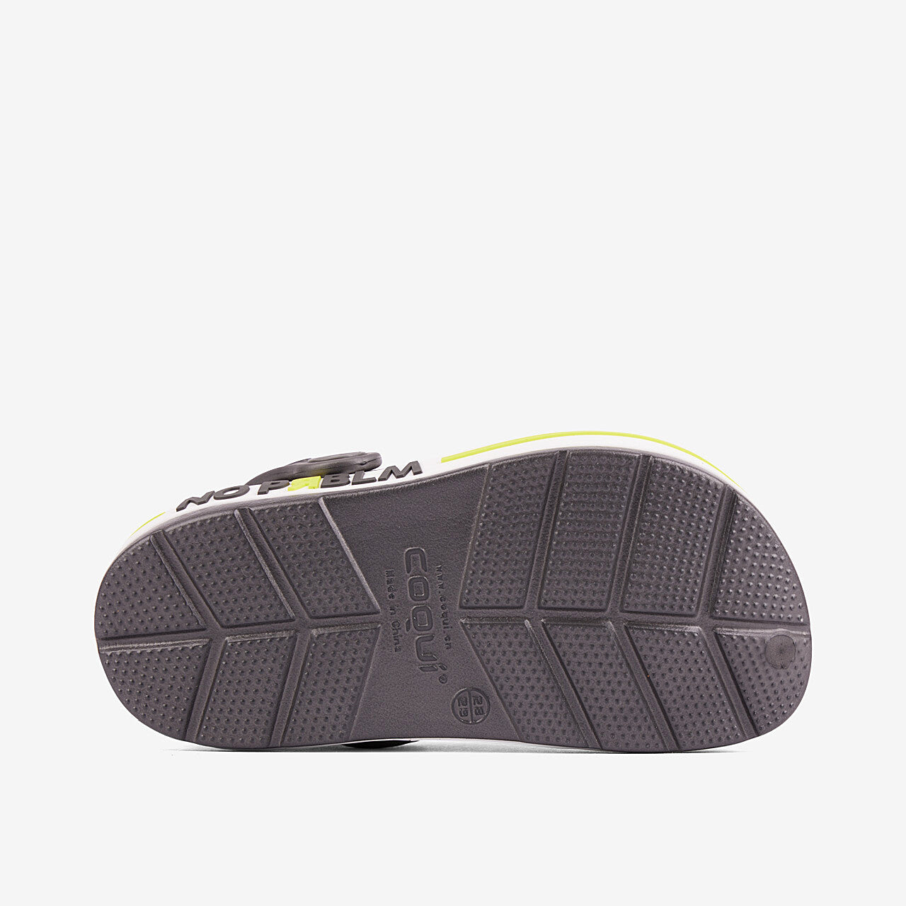 Zoccoli bambino COQUI LINDO Antracit/Citrus PRBLM + Amuleto 32/33