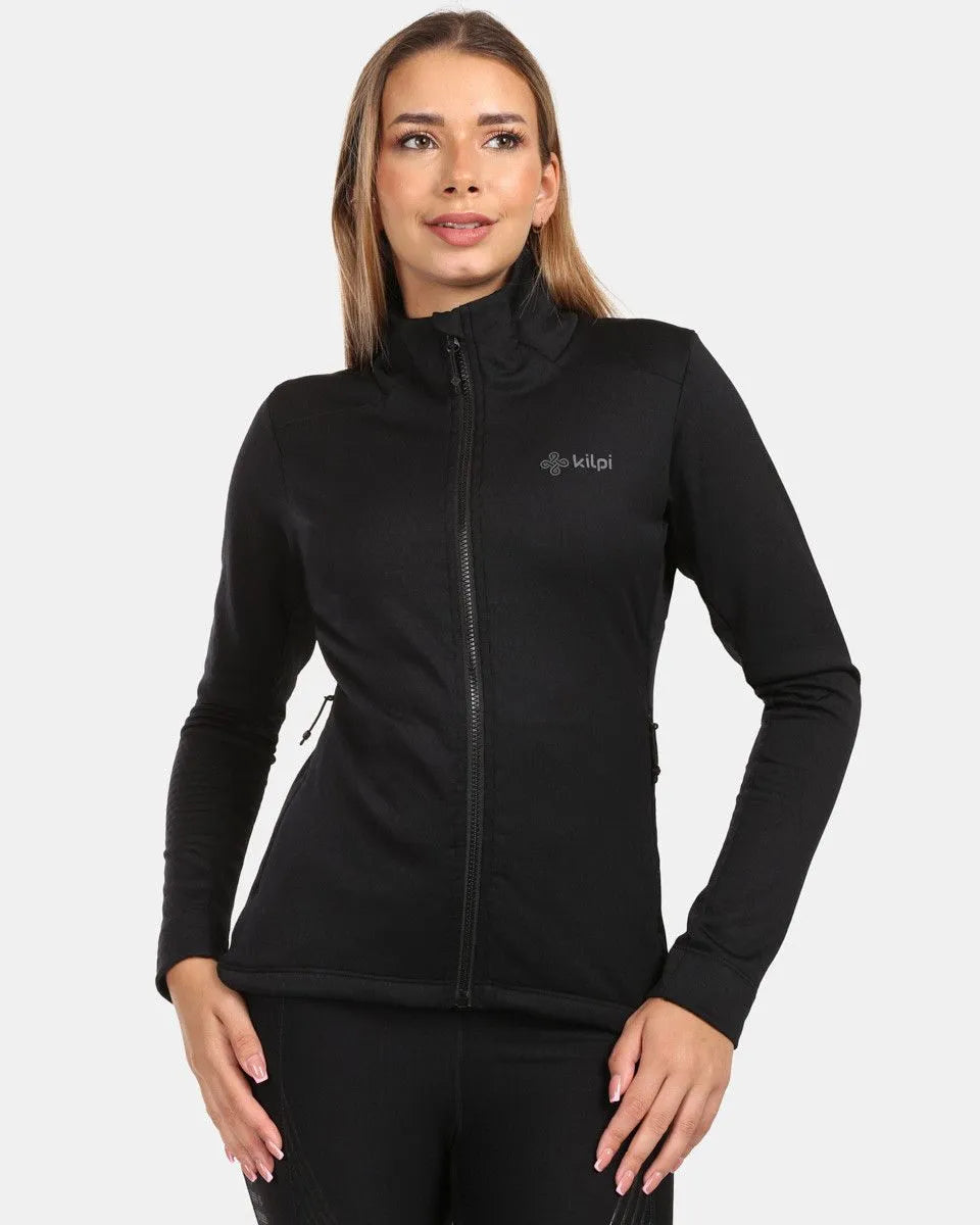 Women's fleece sweatshirt kilpi siren-w black 40