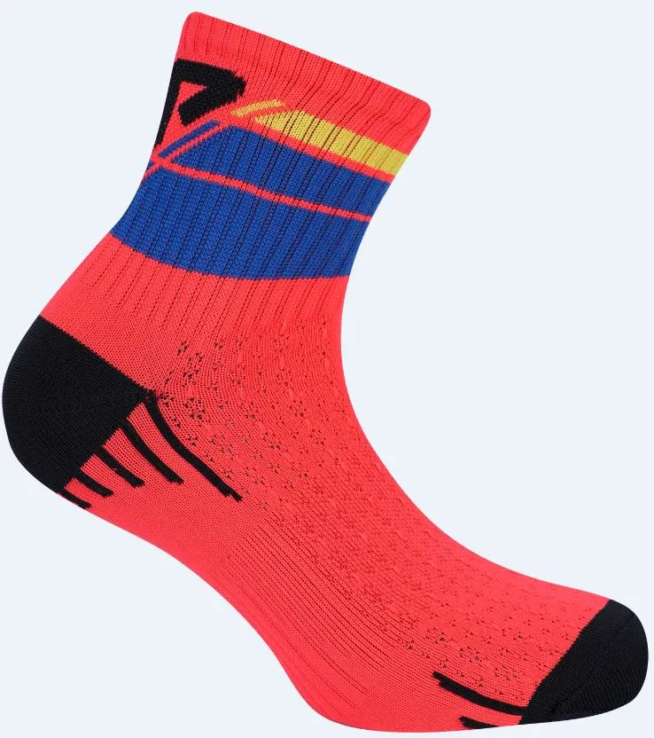 Fila 2-pack quarter cycling socks black-red 39-42