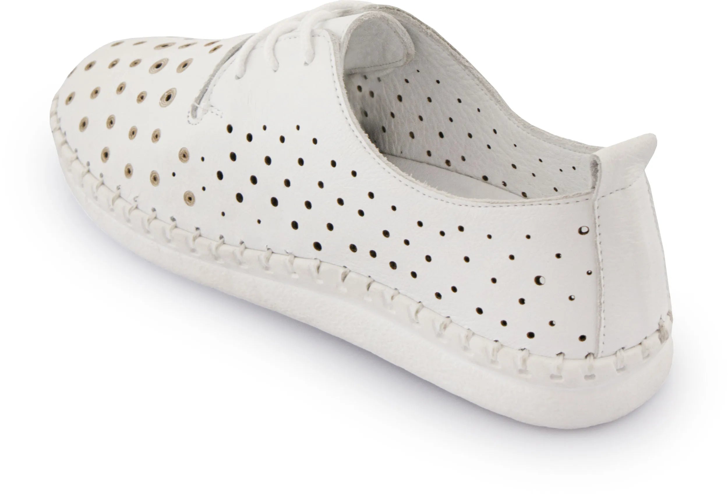 Women's leather summer shoes nell white 38