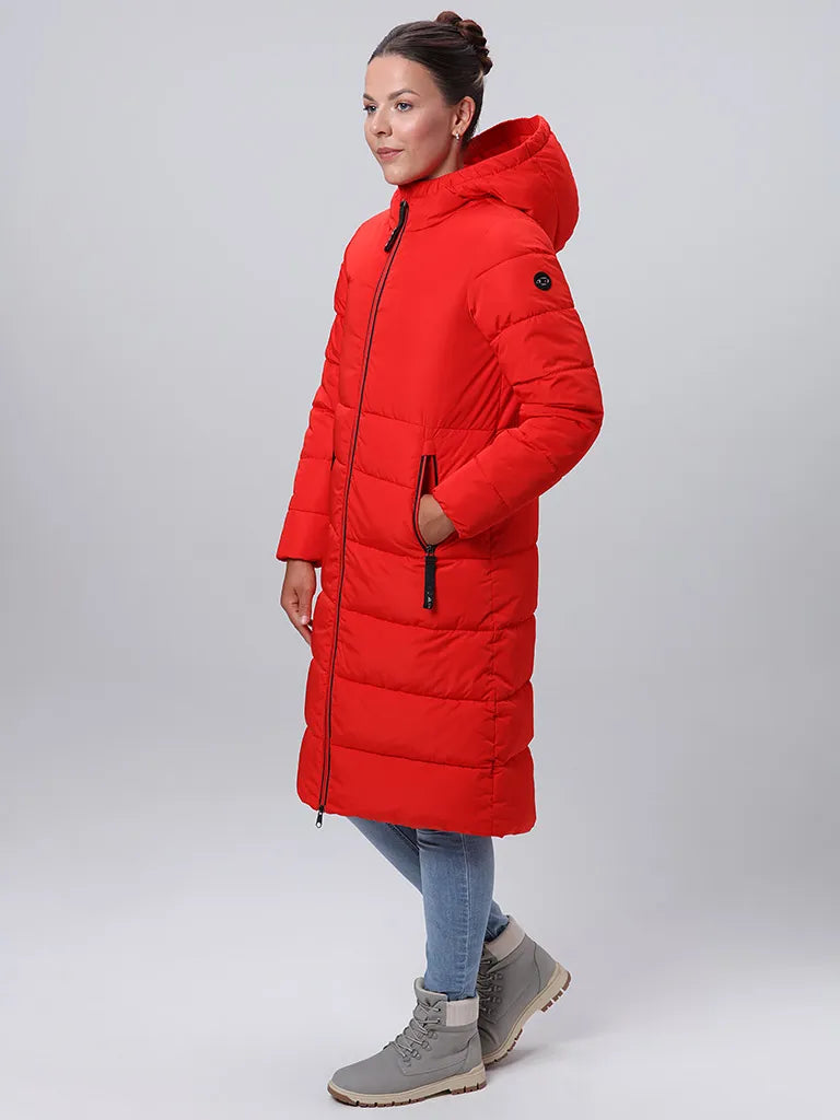 Tandora Red Ladies Jacke L - Warm & Water Retoting