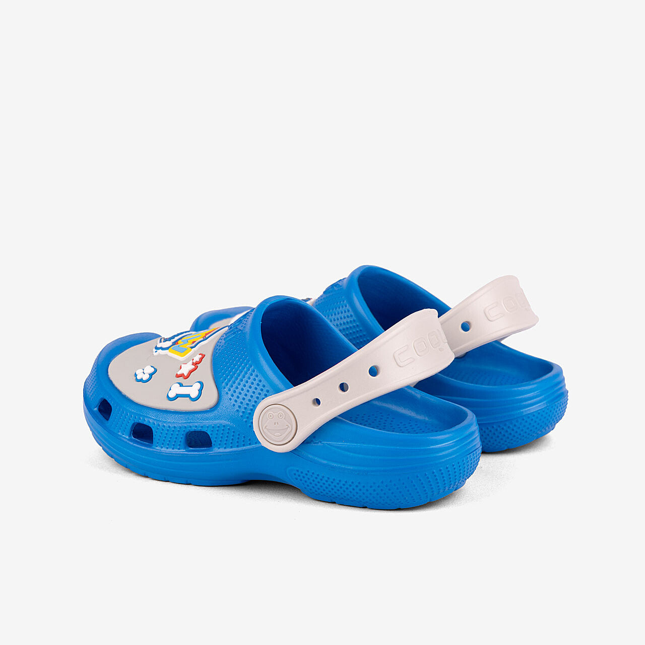 Dětské dřeváky COQUI MAXI Sea Blue/Stone PP Chase 22/23