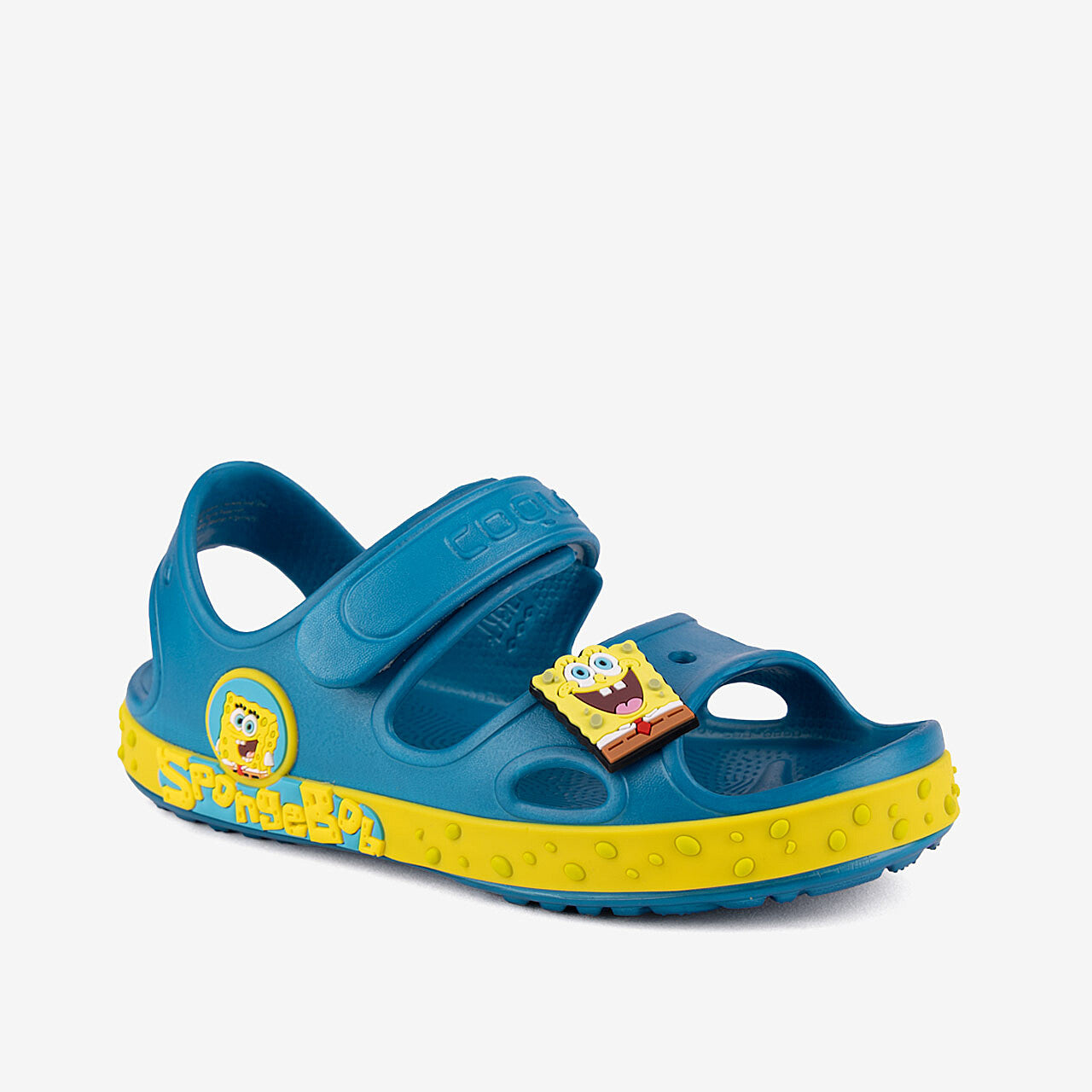 Børnesandaler COQUI YOGI Ocean Blue/SB Yellow SB Svampebob + Amulet 26/27