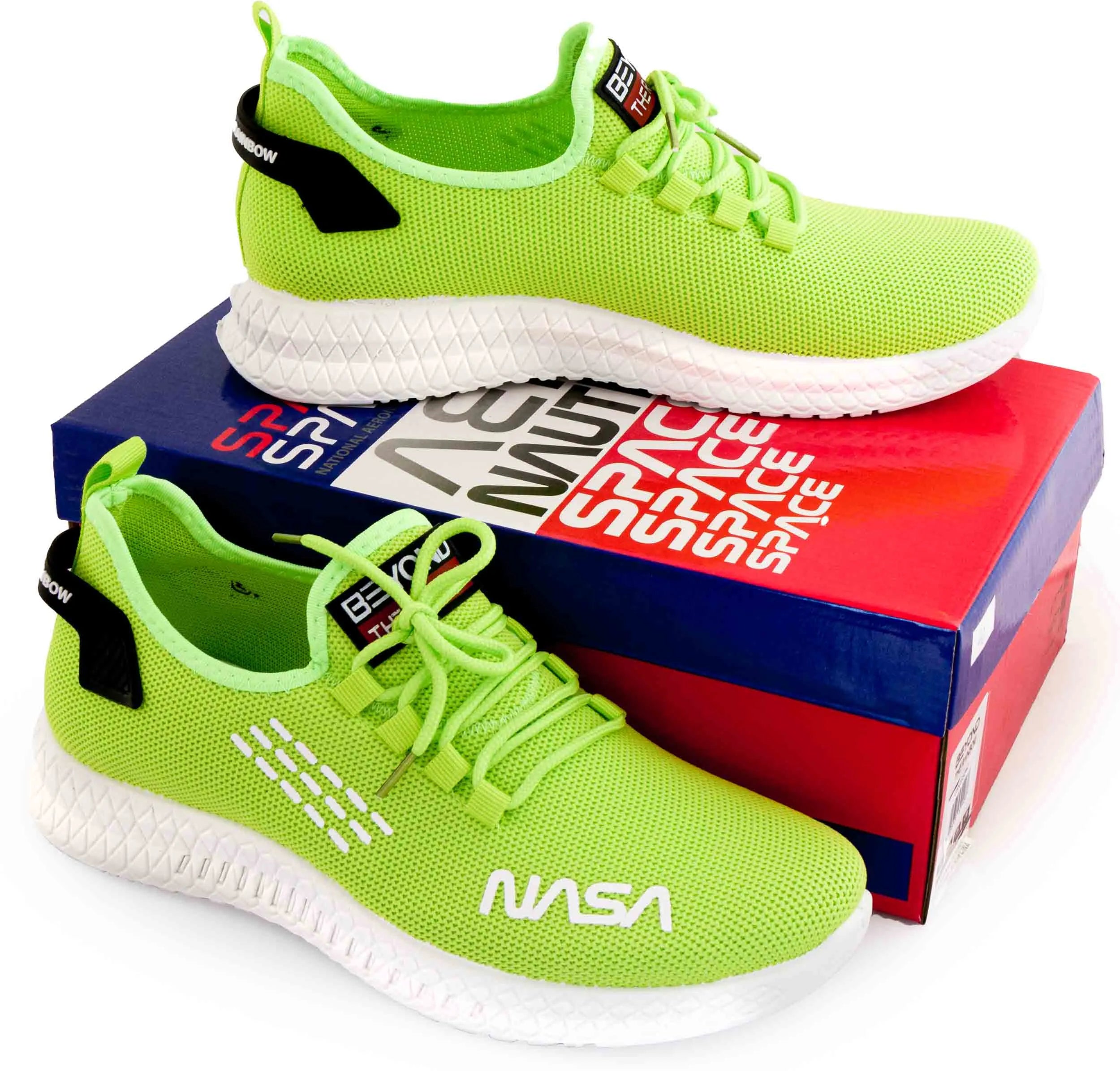 Green NASA Sneakers Muži velikost 42 - odolný a trendy