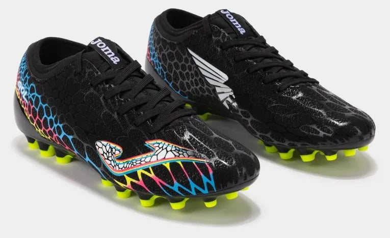 Futbalové topánky Joma Gol 2401 Black Lemon Fluor Artificial Black 43