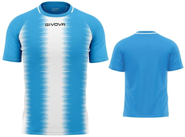 Sport T-Shirt Givova Stripe Sky-White L.