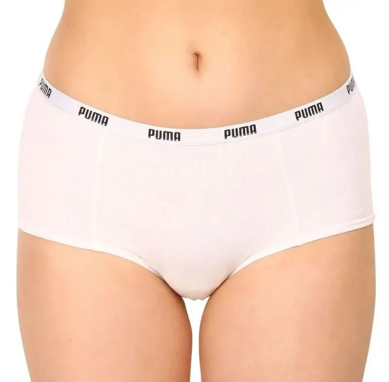 Women's Panties Puma Mini Short 3-Pack White-Grey-Black, S