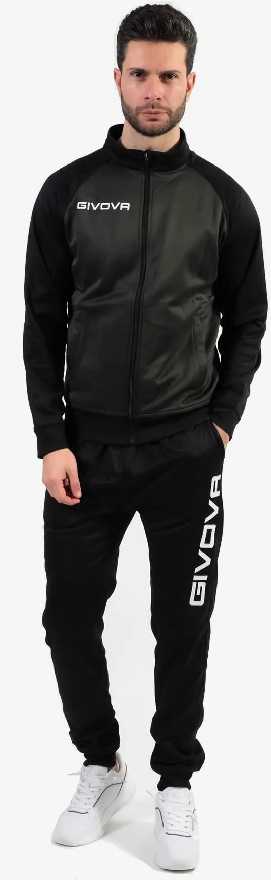 Set sportivo Givova Cuba Army Green-Black L