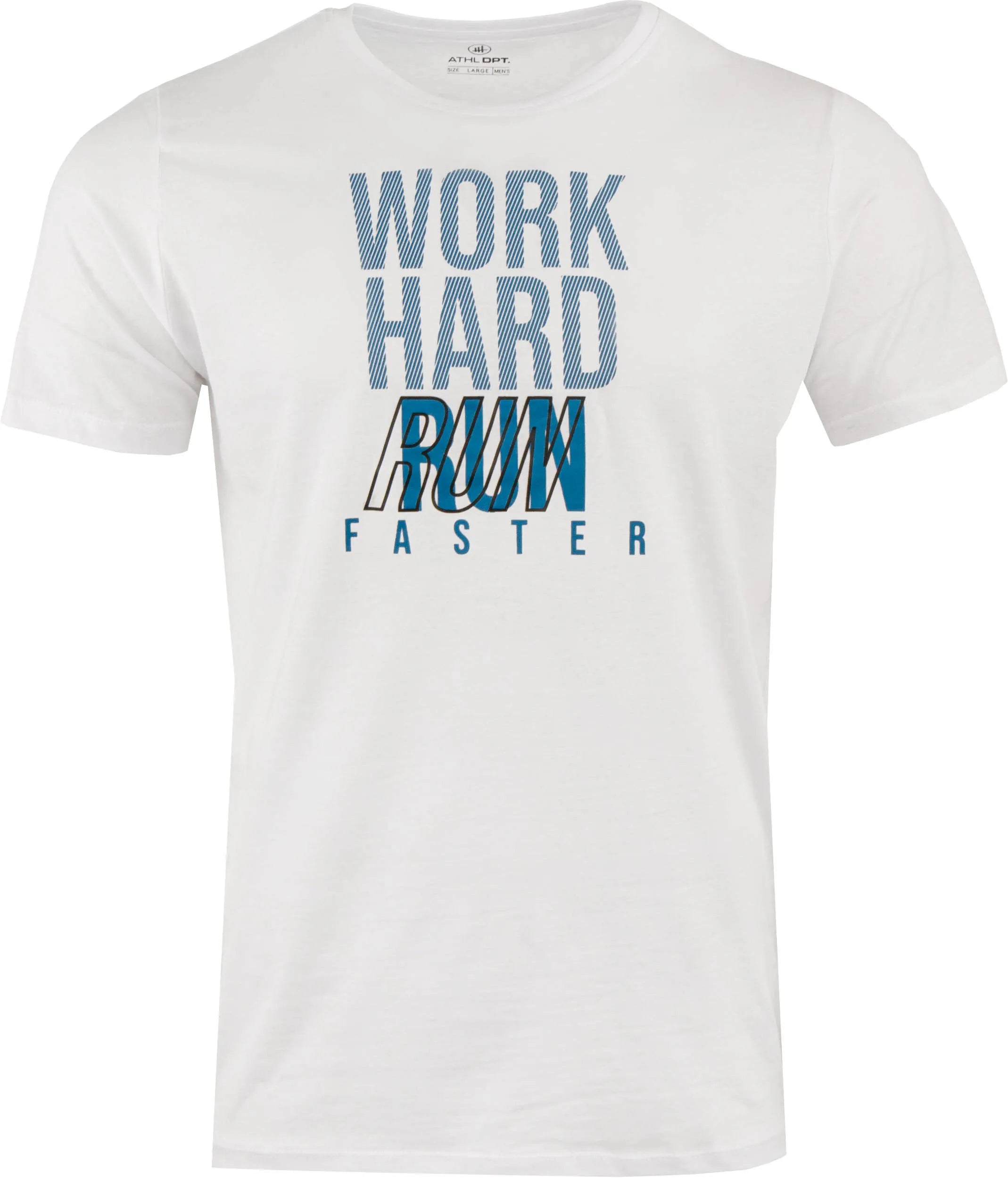 Heren t-shirt Athl. DPT Juri Wit M - Ademend Katoen