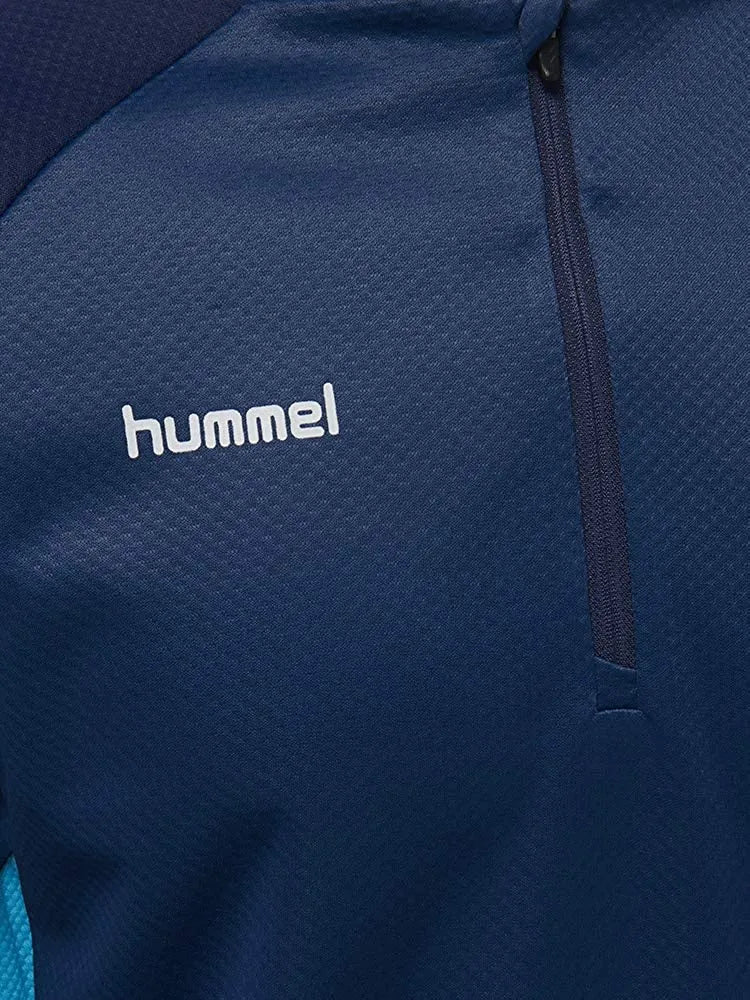 Pánské mikiny hummel tech pohybují napůl zip blue2, xs