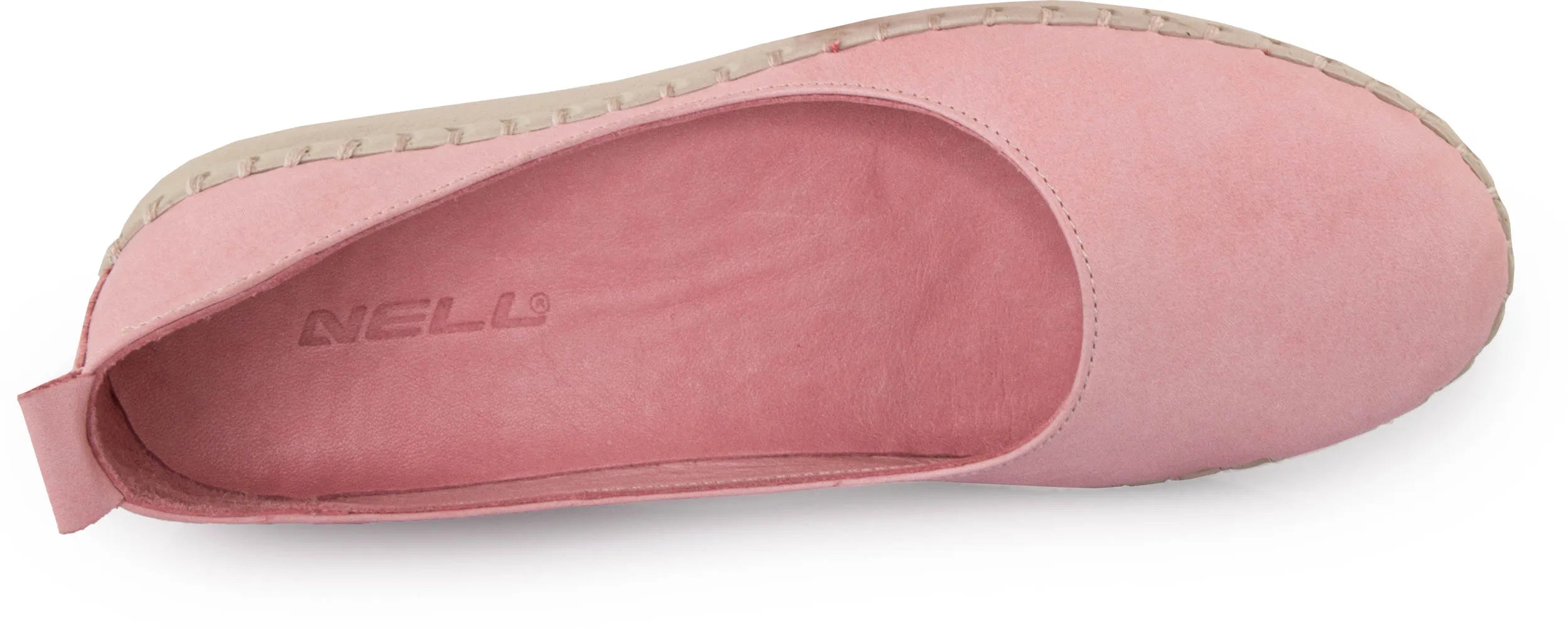Women's leather ballerinas nell aurora pink 38