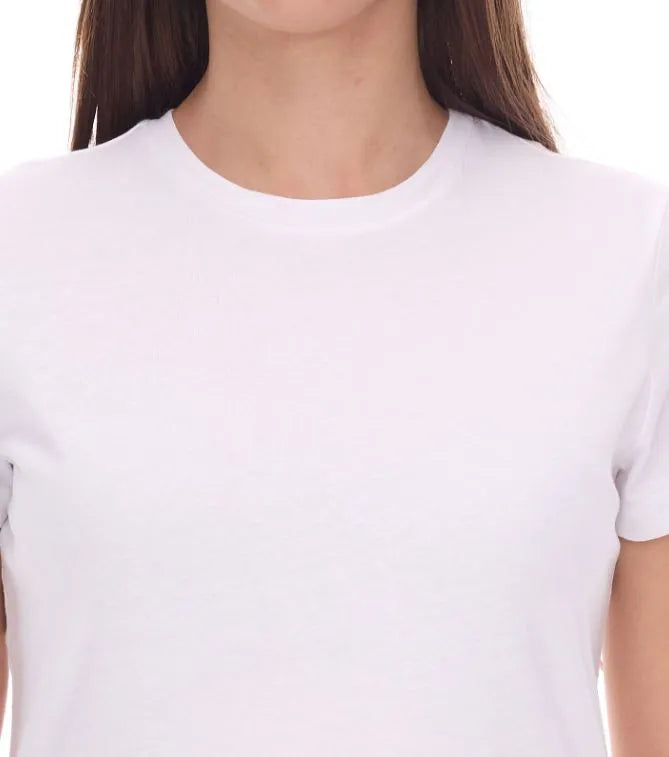 Pak van 2 dames t-shirts puma base blanc 2 pack wit m