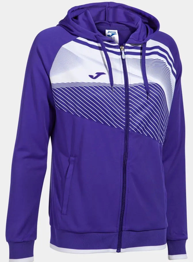 Sporttrui Joma Supernova Hoodie Jas Paars-Wit Paars m