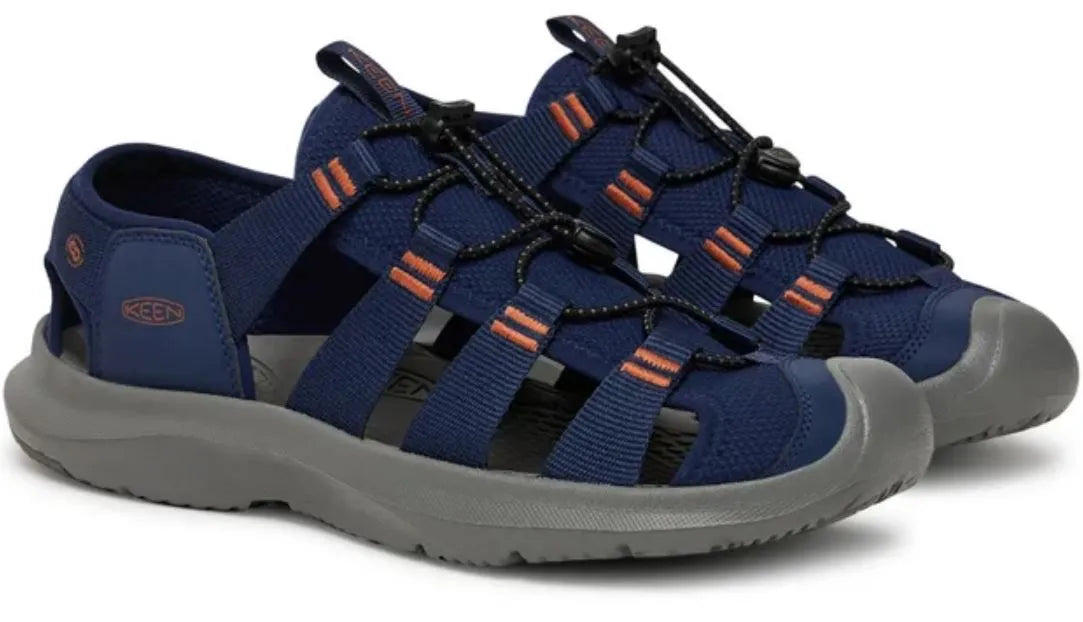 Fir Herenschoenen Keen Seanik H2 Acadamh Cabhlaigh/Flame Gold Zwart 47.5