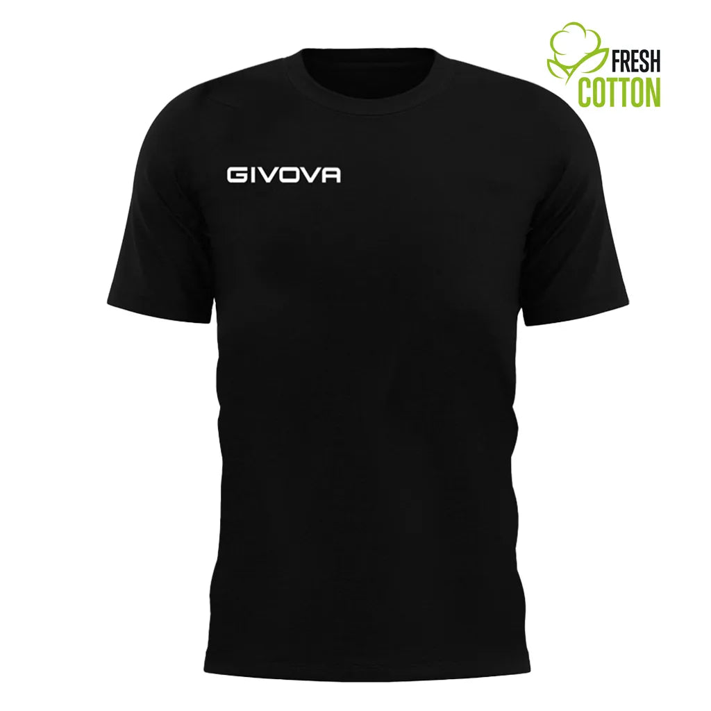Cotton t-shirt givova fresh black m