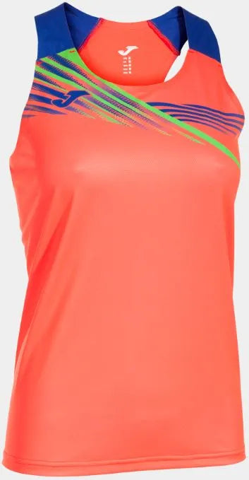 Női joma elit x tank felső fluor korall-royal narancs xl