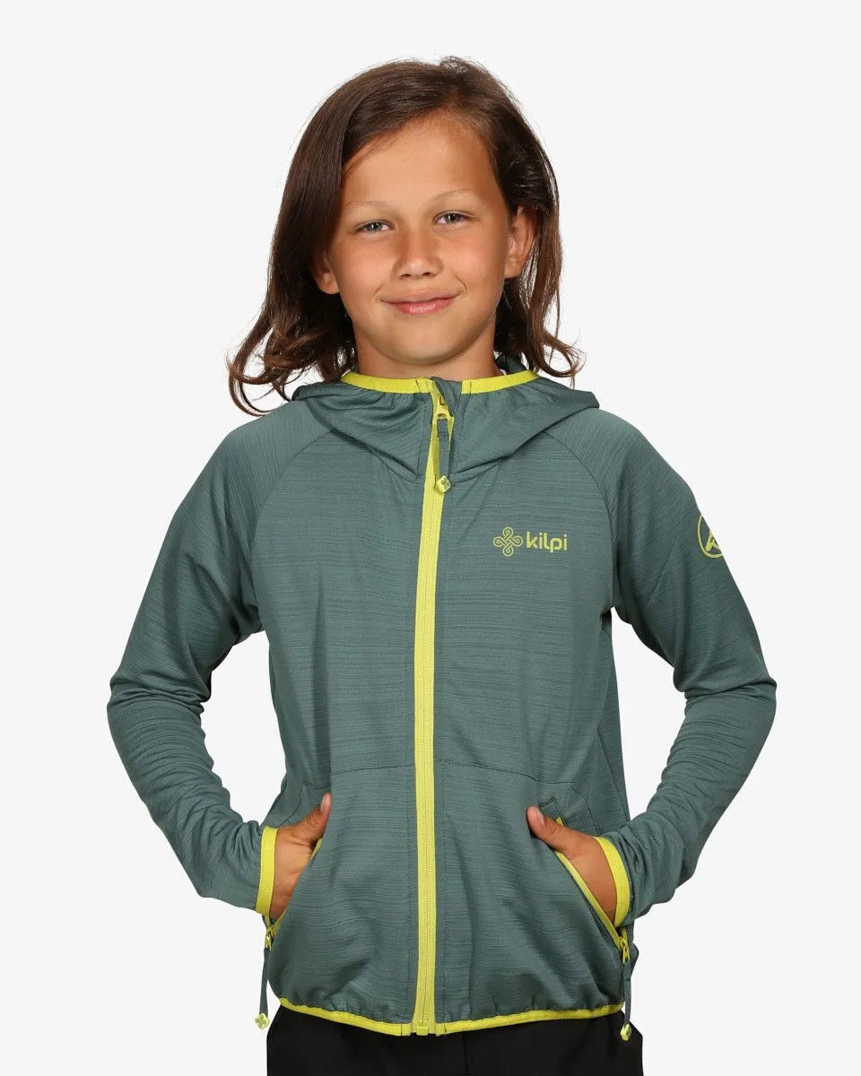 Kilpi Memphis-JB Green Boys Lightweight Hoodie 152