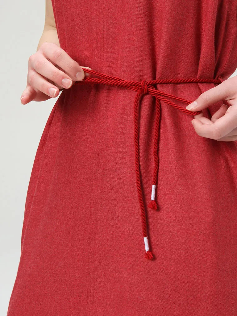 Kvinders kjole loap necla rød l