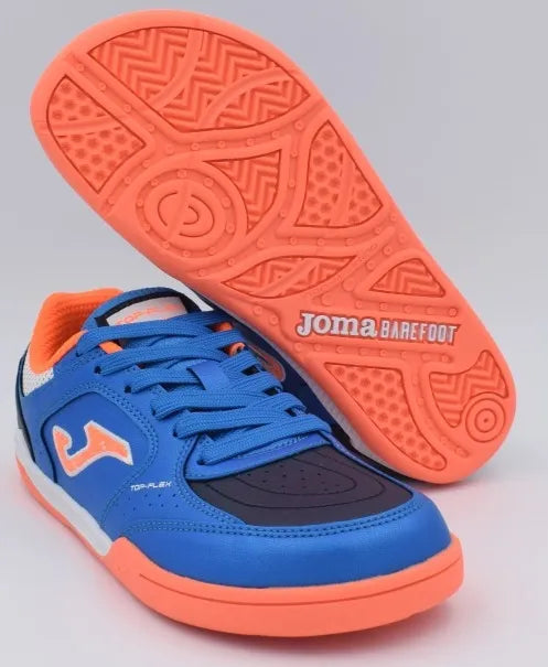 Bróga laistigh joma cosnochta barr flex jr 2504 gorm faoi dhíon 36